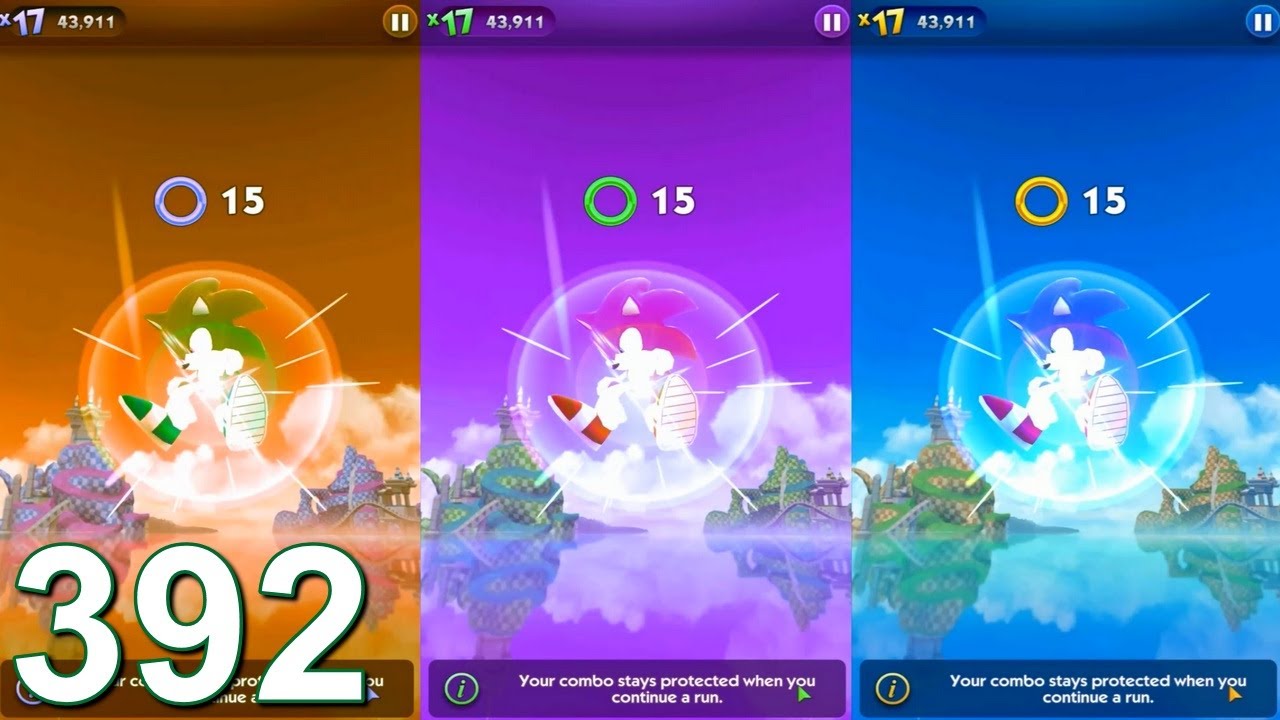 Sonic Dash - Sonic Classic - Colors Part 392