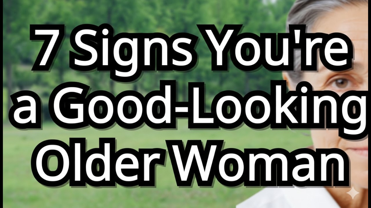 Senior Health : 7 Clear Signs You’re a Good Looking Older Woman Even If You Don’t Realize It!