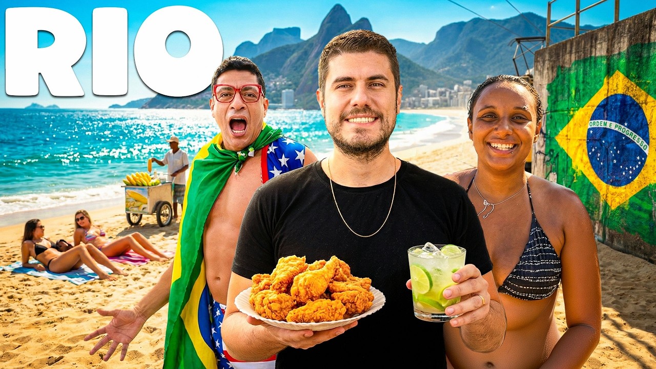 Gündüzden Geceye Rio Sokakları! Plajlar, Yemekler ve Yaşam 🇧🇷 481