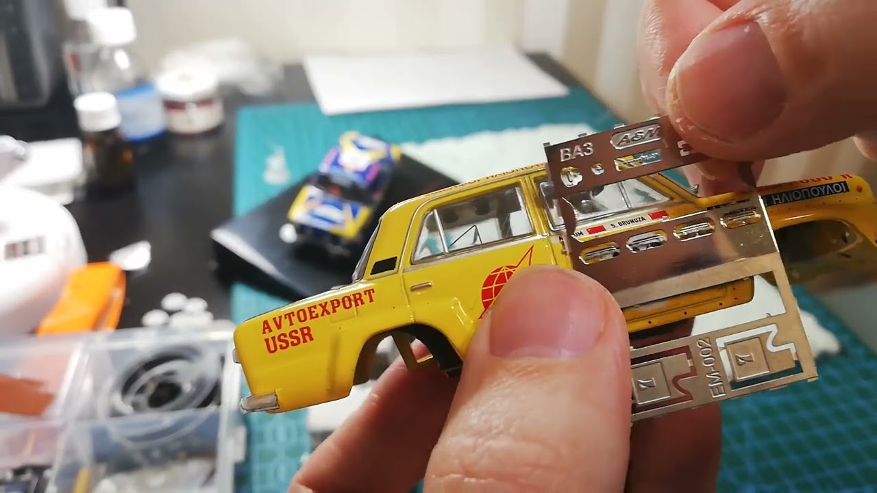 Фототравление ETCH Models для Ваз 2101, 2103, 2105, VFTS LADA,1/43 УЛУЧШЕНИЕ МОДЕЛЕЙ IXO Rally Car