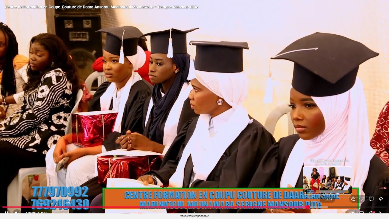 Centre de Formation en Coupe-Couture de Daara Ansarou Madinatoul Mounawara – Serigne Mansour Djité