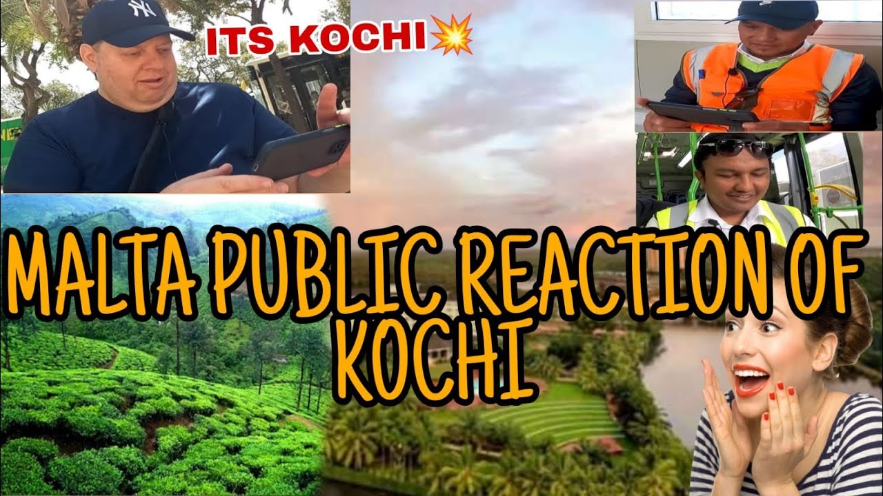 KOCHI CITY| Americans REACTION 🥵🔞|kochi city|Even the American was shocked to see Kochi@maltakaran