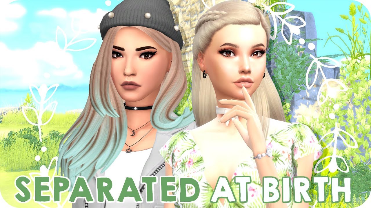 SEPARATED AT BIRTH | Sims 4 Create A Sim Collab w/ thatsweetsimmer