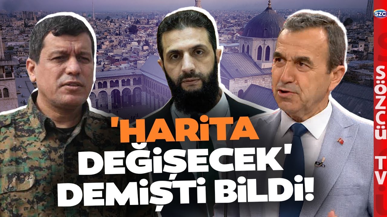 Naim Babüroğlu 'Değişecek' Demişti! Olacakları Bildi! İşte Suriye'nin Değişen Haritası