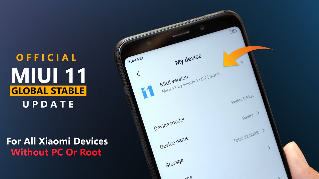 Trick to get Official MIUI 11 Global Stable Update On Any Xiaomi Miui Device | Without PC or Root 😱