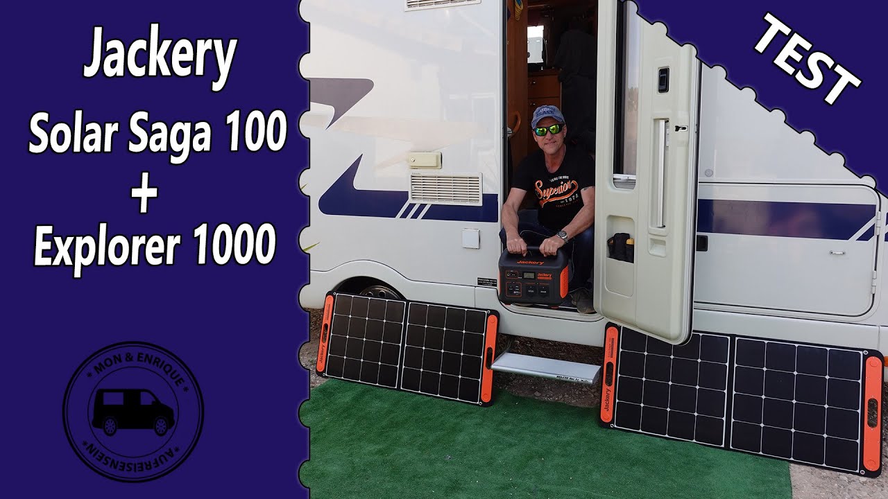 Jackery Solarpanele Solar Saga 100 und Solar Power Station Test