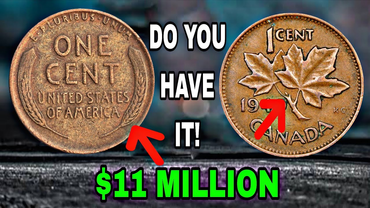 RARE PENNIES ALERT | Top 12 Canadian & USA Wheat Cents That Could Make You a MILLIONAIRE Overnight!