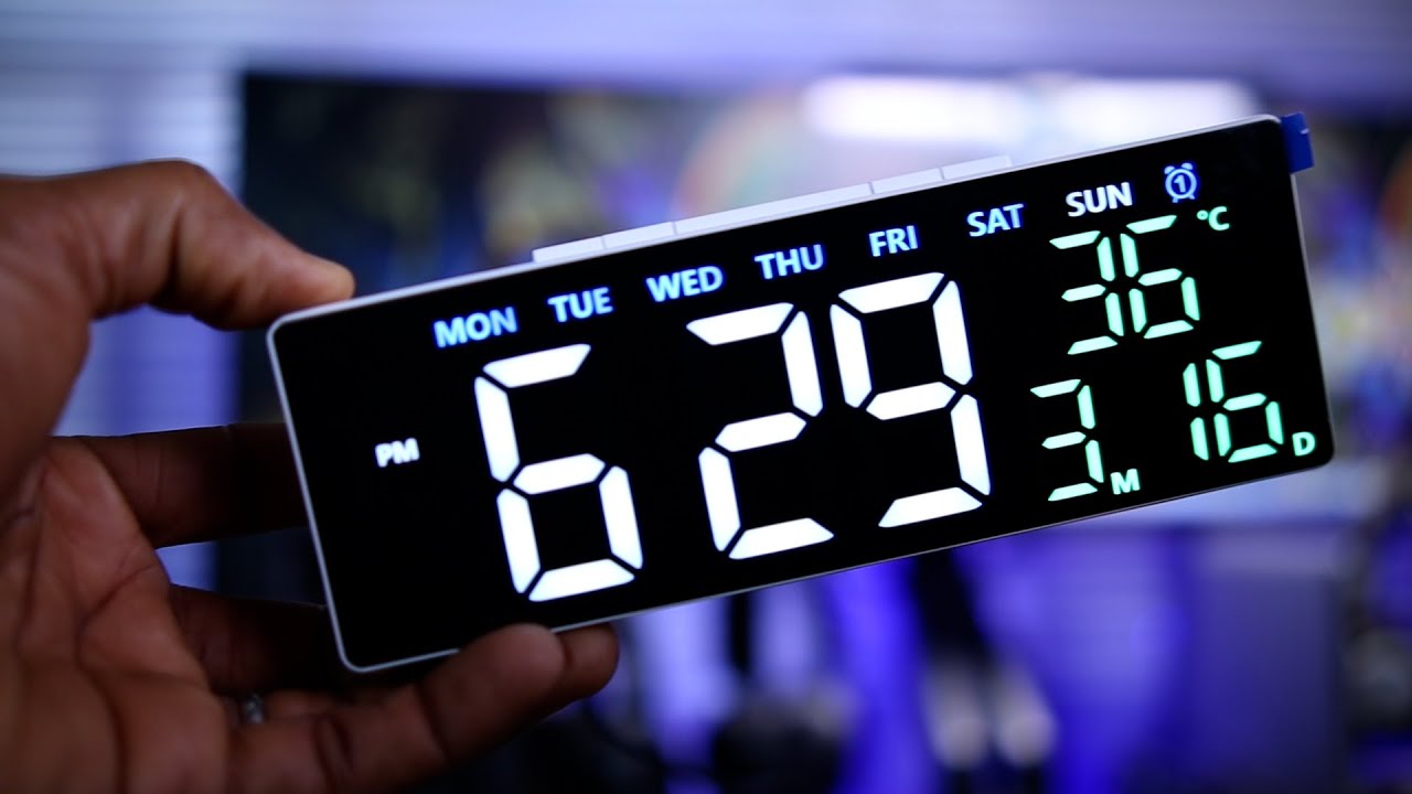 A $10 LED Digital Alarm Clock from Temu | DS 5510 | Review & Settings