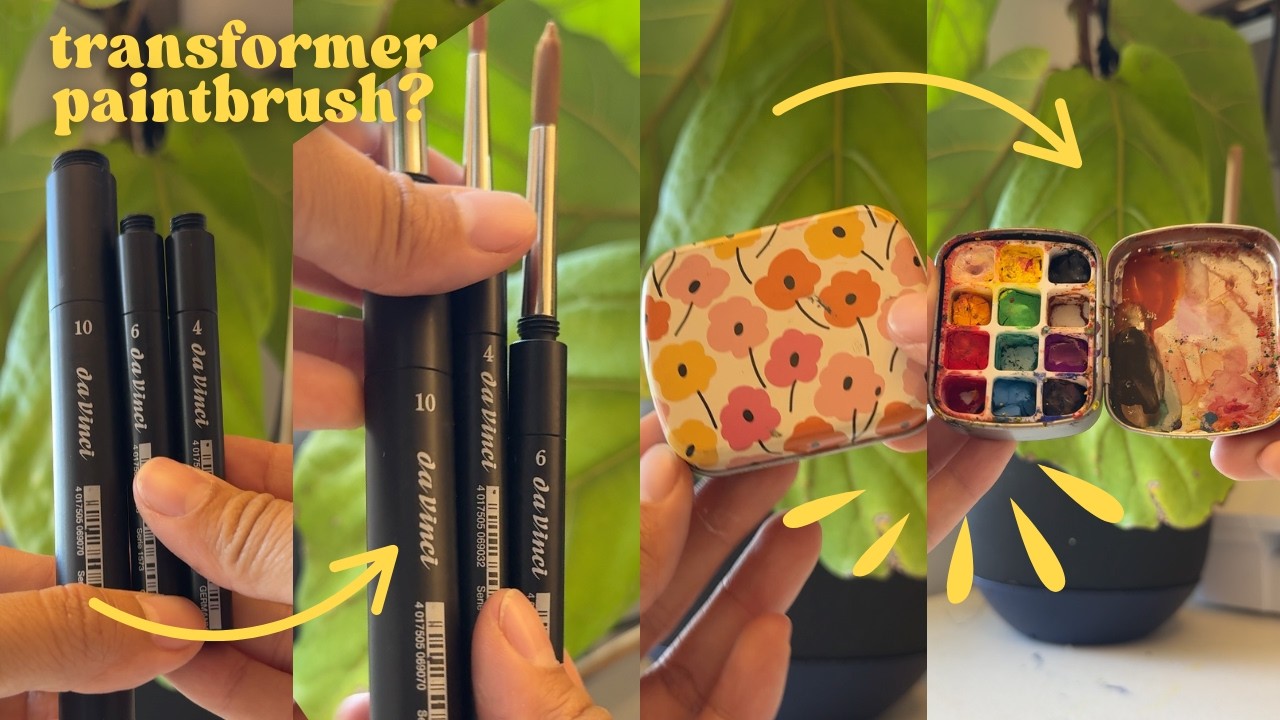 Must-Have Art Supplies for Painting on the go 🎨