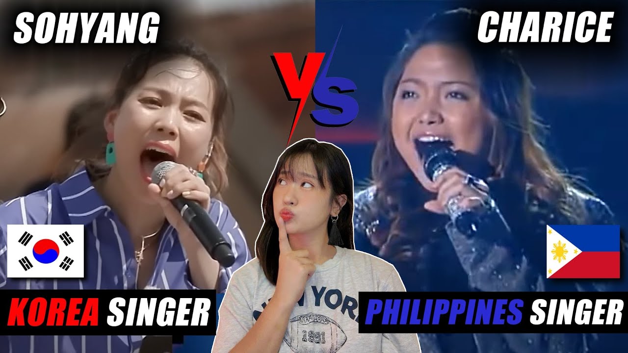 Korean Vs. Filipino Singing Battle with Same Song! Charice or Sohyang?
