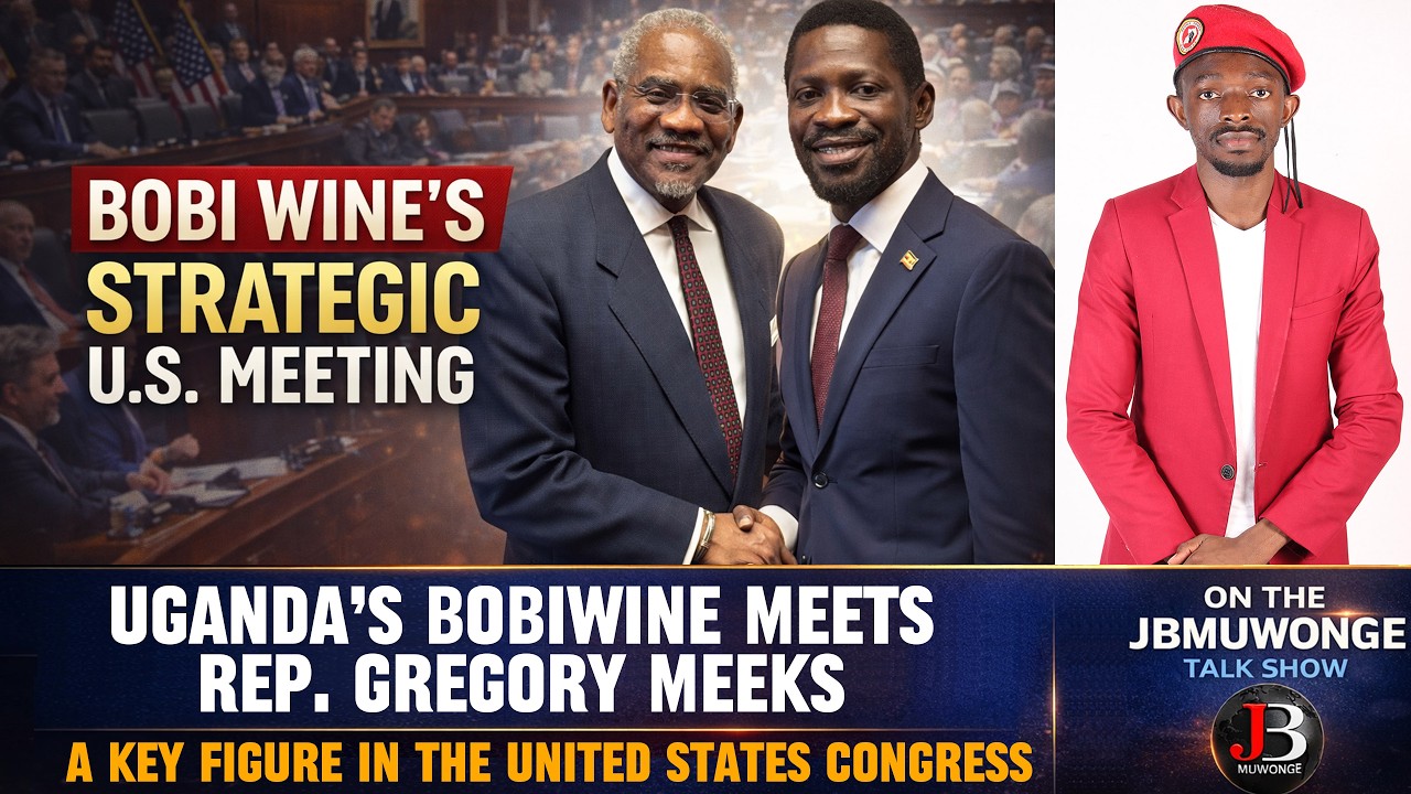 Uganda's Bobi Wine Steps Into U.S Power Circles &mdash; Meets Gregory Meeks
