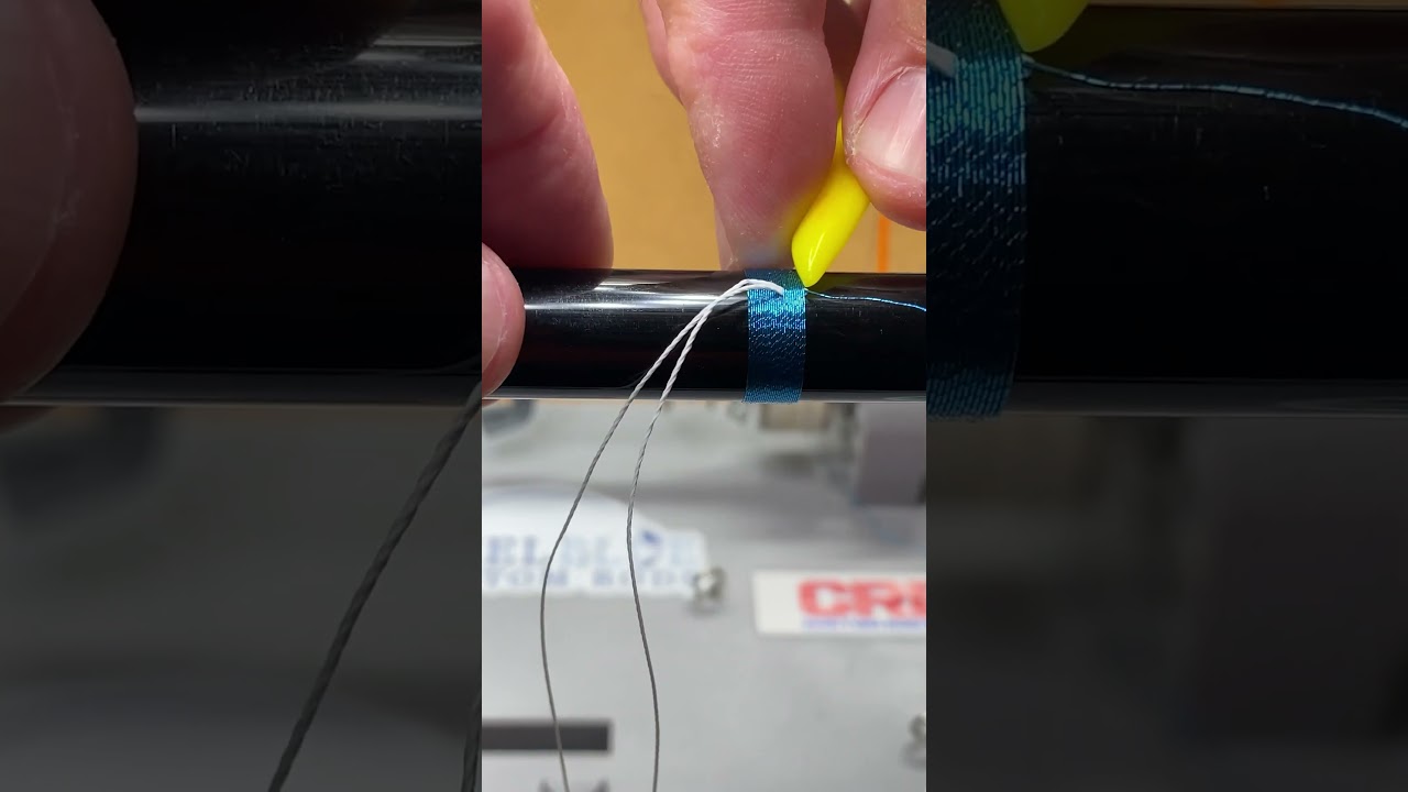 Хитрость со спрятанными обрезанными нитками: как сделать обмотки нитками ровными и гладкими — Час...