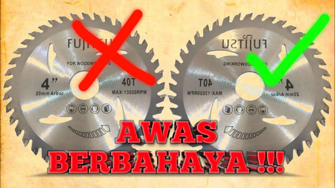 Cara Pasang Mata Pisau Gerinda Kayu Yang Benar