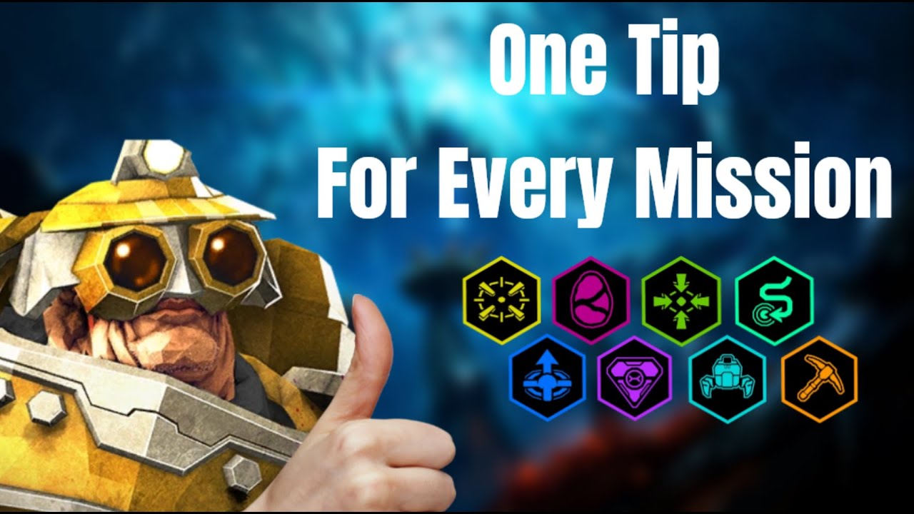 One Tip for Every Mission Type | Deep Rock Galactic