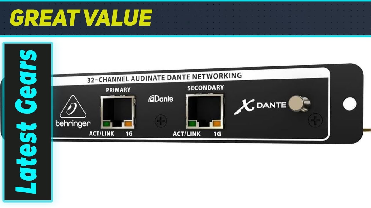 Behringer X-DANTE: Best Way to Add Dante to X32/M32