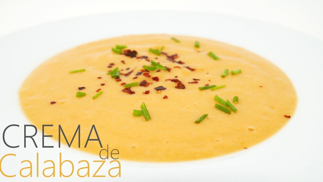La MERJOR CREMA de CALABAZA🥣😃🥣 (receta sana SUAVE y DELICIOSA)