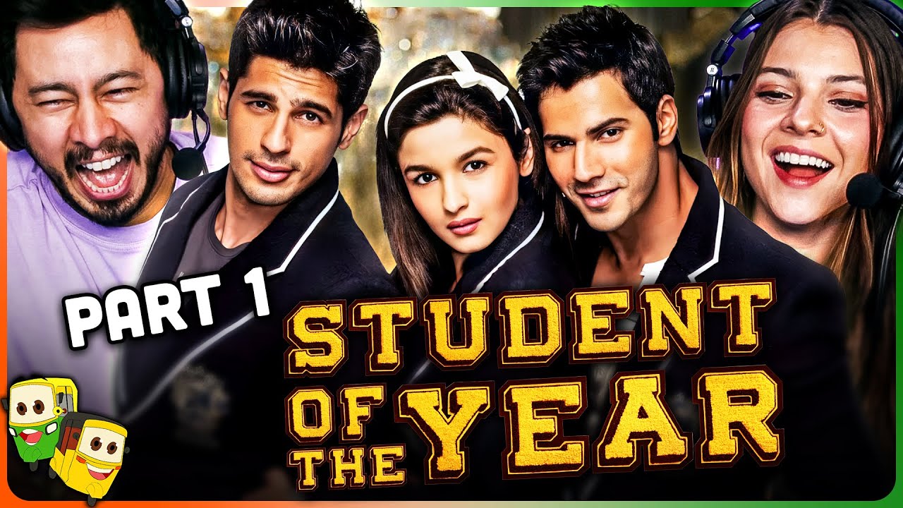 STUDENT OF THE YEAR (Part 1) Movie Reaction! | Varun Dhawan | Alia Bhatt | Sidharth Malhotra