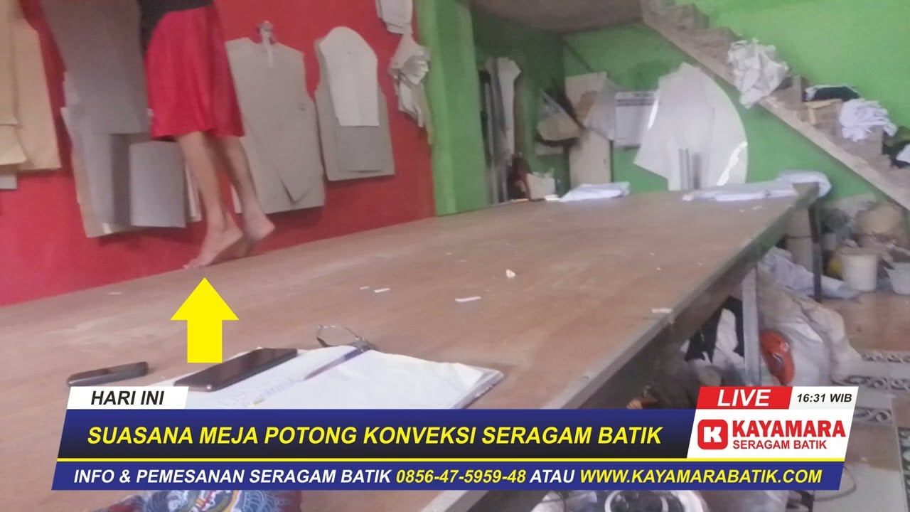085647595948 | Diatas Meja Potong Seragam Batik | Batik Seragam Sekolah | Kayamara Batik