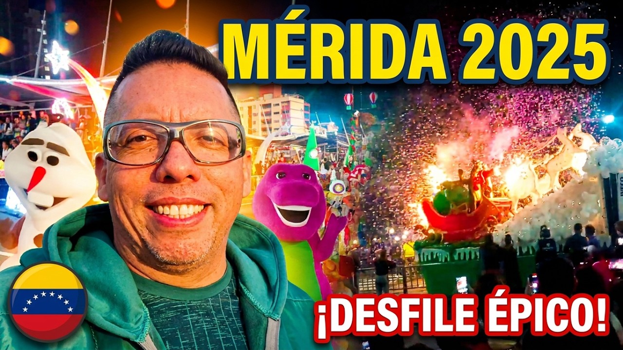 PRIMER DESFILE NOCTURNO DE NAVIDAD EN MÉRIDA