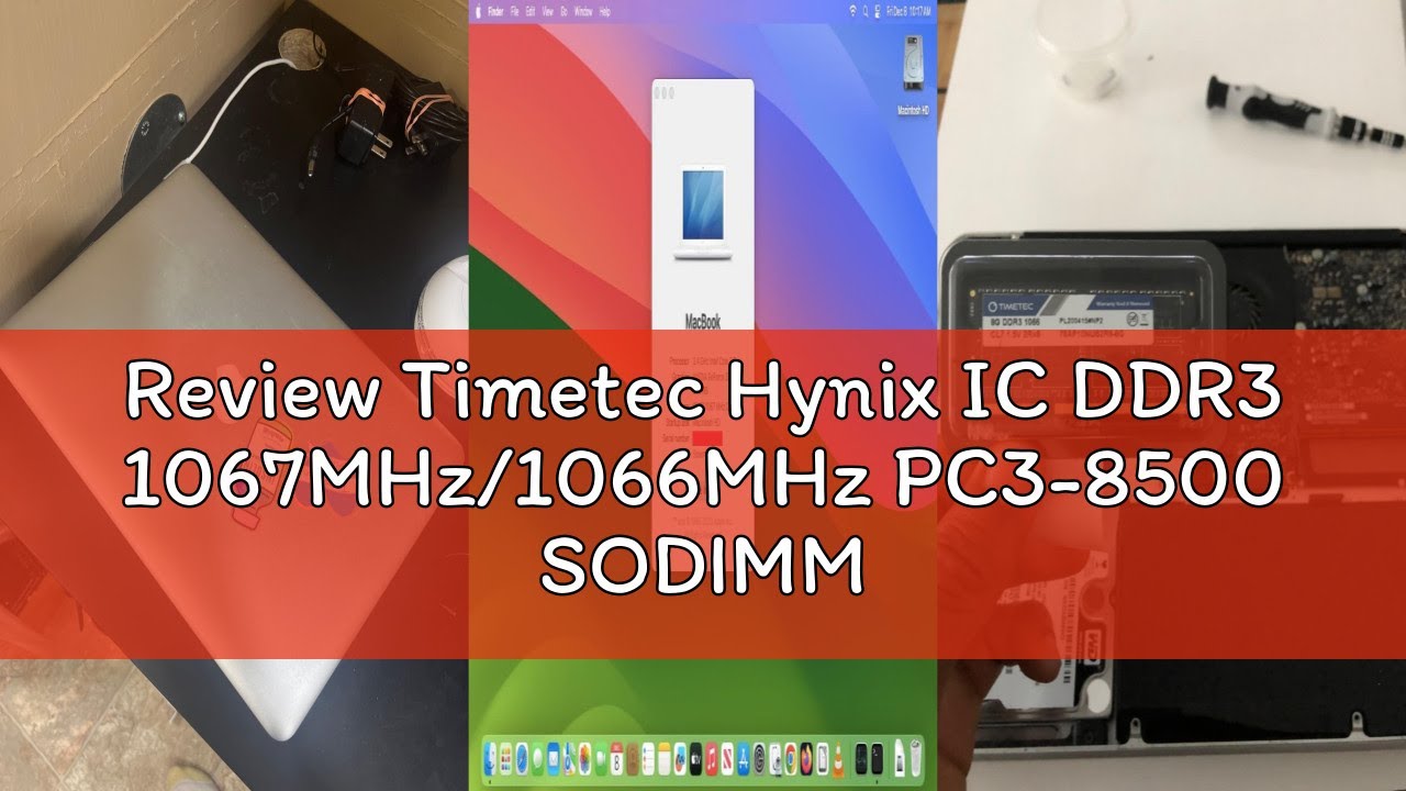 Review Timetec Hynix IC DDR3 1067MHz/1066MHz PC3-8500 SODIMM RAM for Apple Early/Mid/Late 2009, Mid