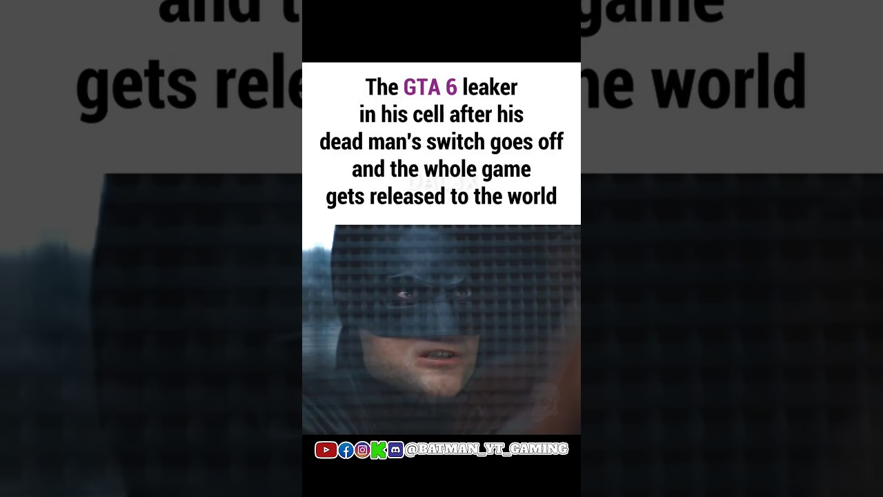 GTA 6 Leaker In Jail When The Dead Man&rsquo;s Switch Hits 💀😭 #gta6 #gta6leaks #gta6news