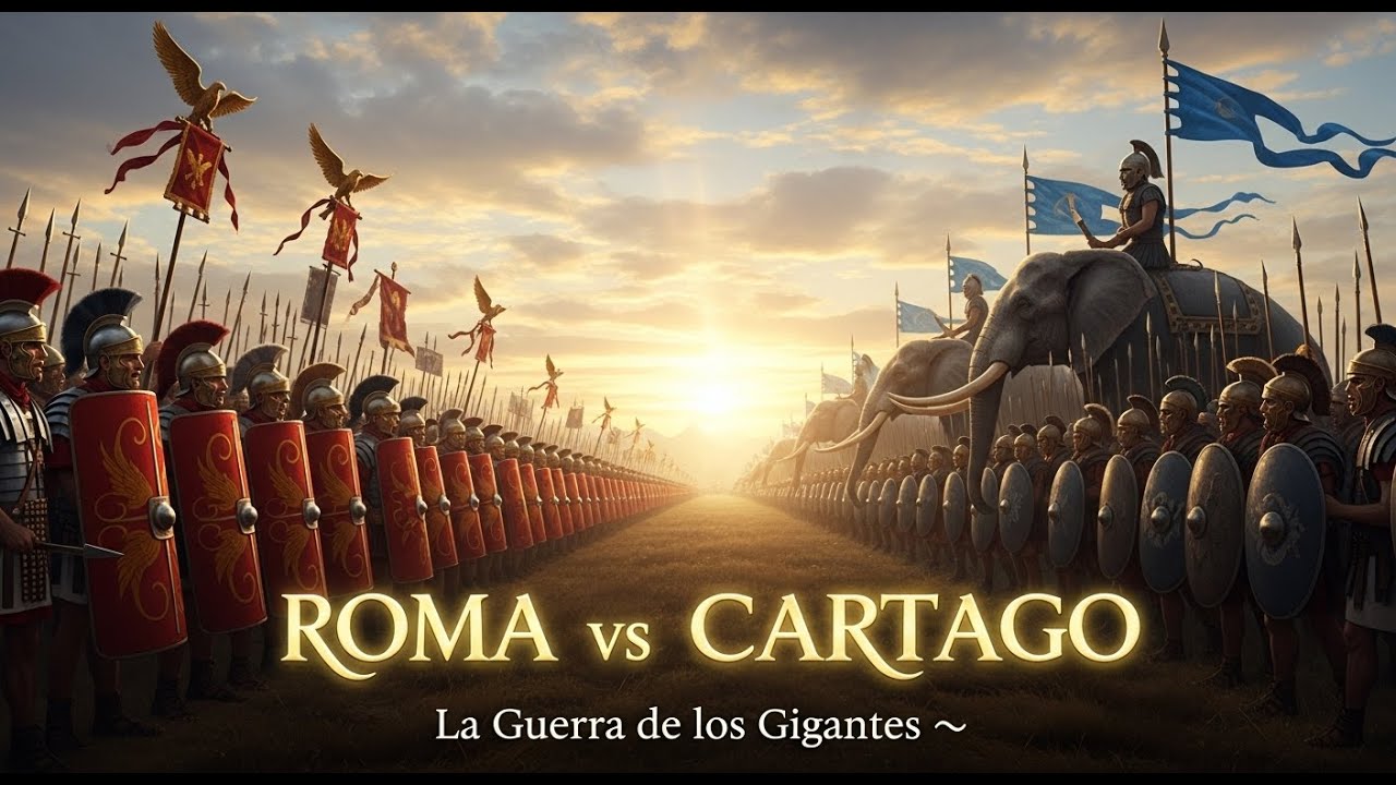 ROMA vs CARTAGO | La guerra que cambió el Mediterráneo.