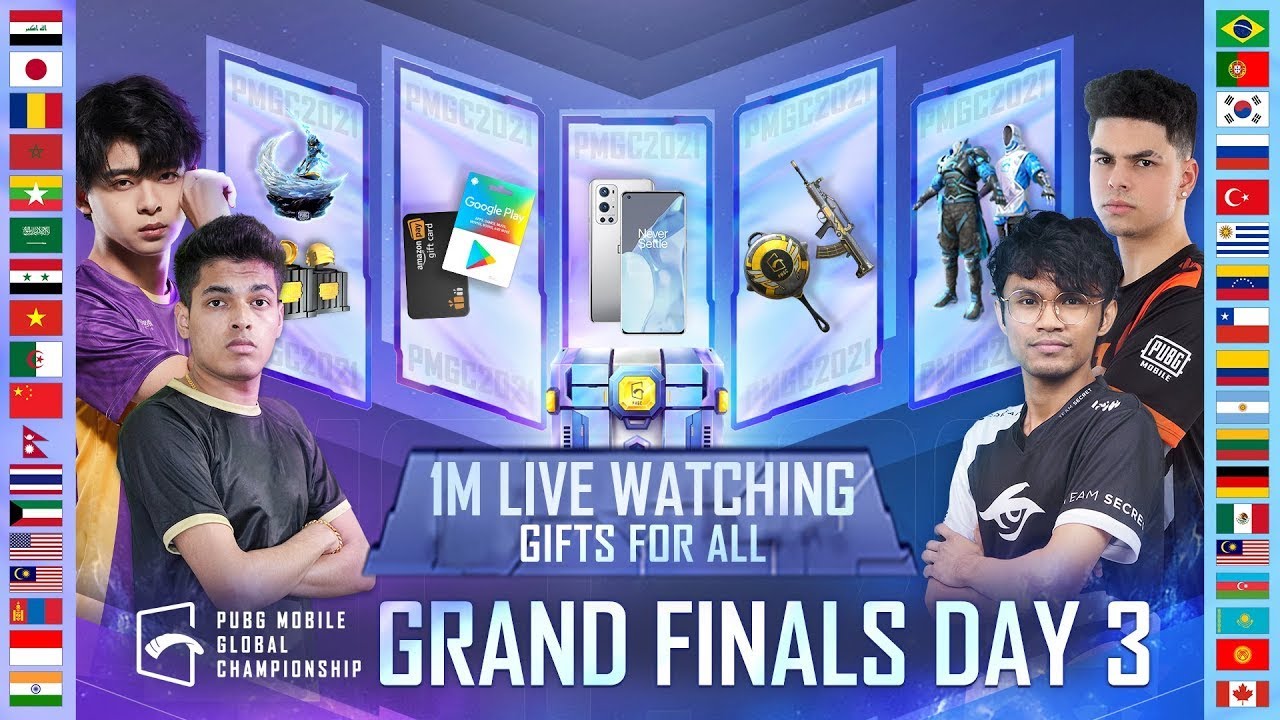 【絕地求生M】PMGC 2021 世界總決賽 Grand Finals｜Day 3｜PUBG MOBILE Global Championship