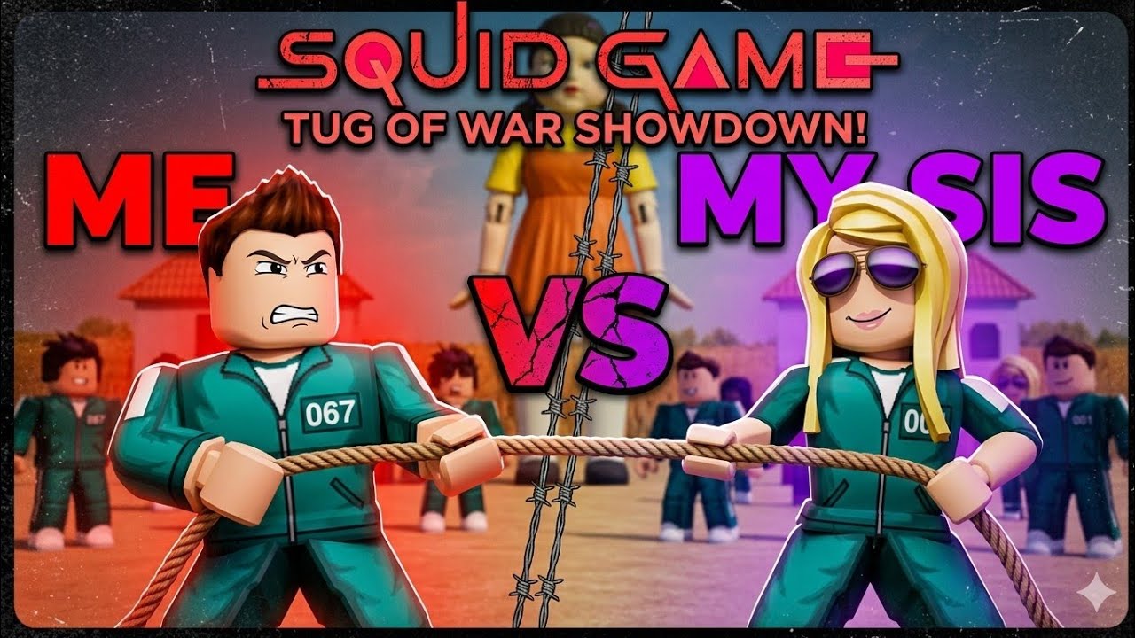 ROBLOX SQUID GAME: Me vs. My Sister! Who Will Survive?