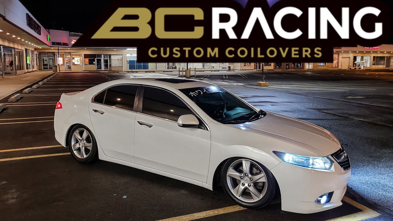 BC racing coilovers on a 2011 Acura TSX