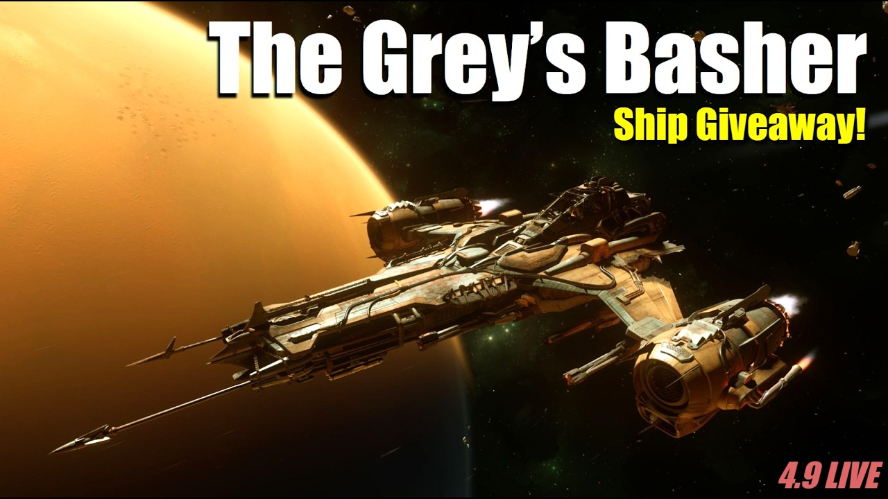 Grey's Market Basher Testing, Practice, and GIVEAWAY! - Star Citizen 4.9 Gameplay