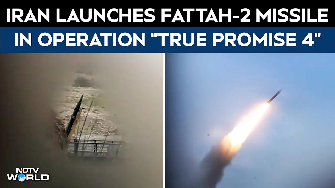 Iran US Israel War LIVE: Tehran Fires ‘Fattah-2’ Hypersonic Missile in Counterstrike