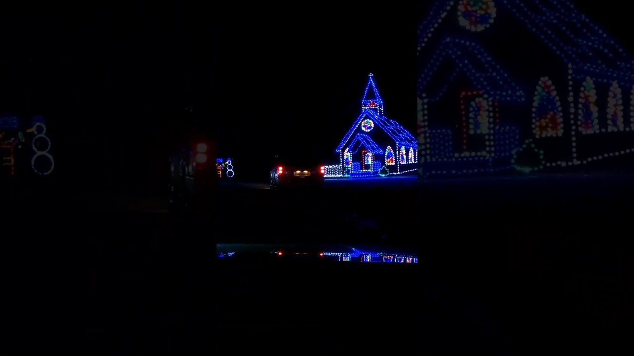 Virtual Drive Through Christmas Light Display 4 | 2021 Fantasy of Lights | #shorts