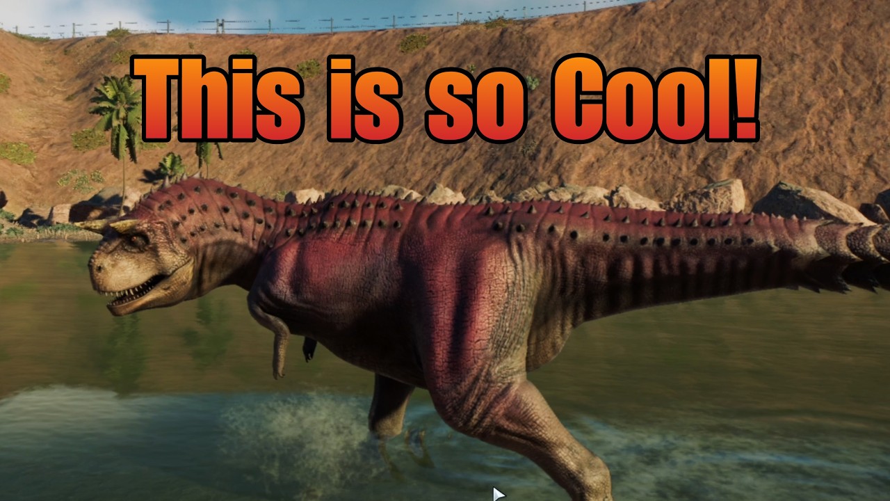 Disney Carnotaurus Enclosure in Jurassic World Evolution 2!