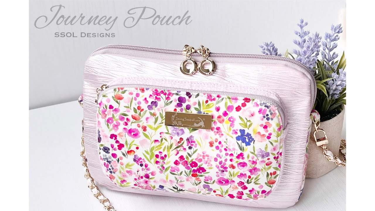 How to make a handlebar or bike pouch / crossbody bag / waist bag with a 3D Front Zipper Pocket