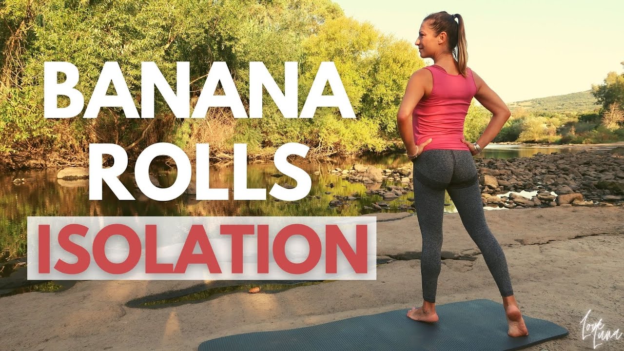 BANANA ROLLS WORKOUT ROUTINE - Fix your under butt fat lines - No equipment