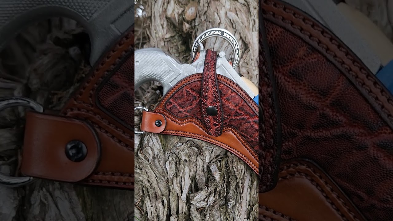 BFR custom leather holster #customleather #holster
