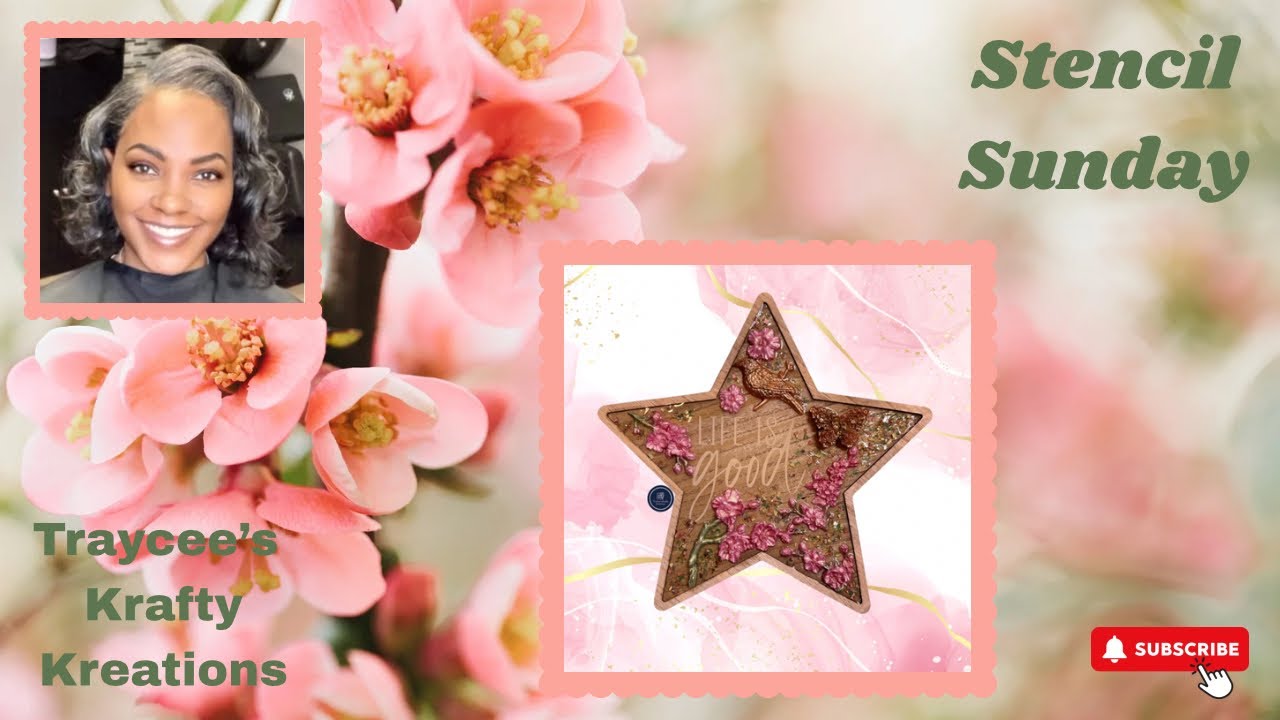Resin Craft - Stencil Sunday