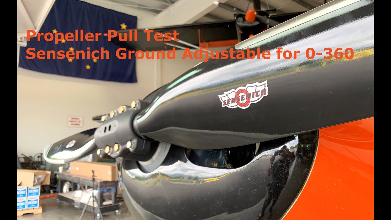 Sensenich Prop Pull Test 4 place Cub