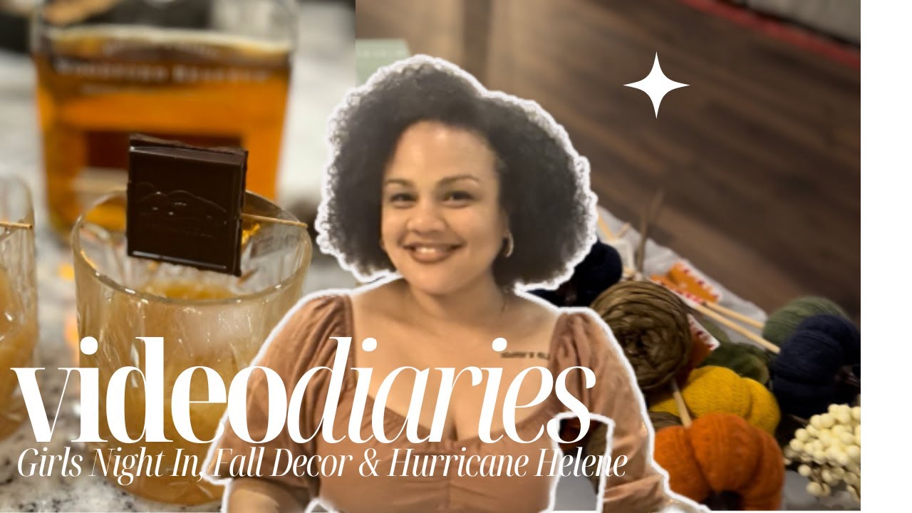 Video Diary | Fall Girls Night In & Hurricane Helene shows out!