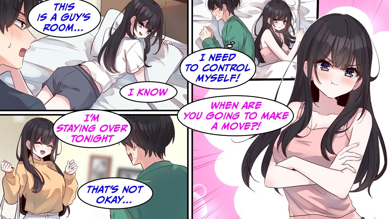 [Manga Dub] Every night, a beautiful senior kept tempting me with her unguarded behavior
