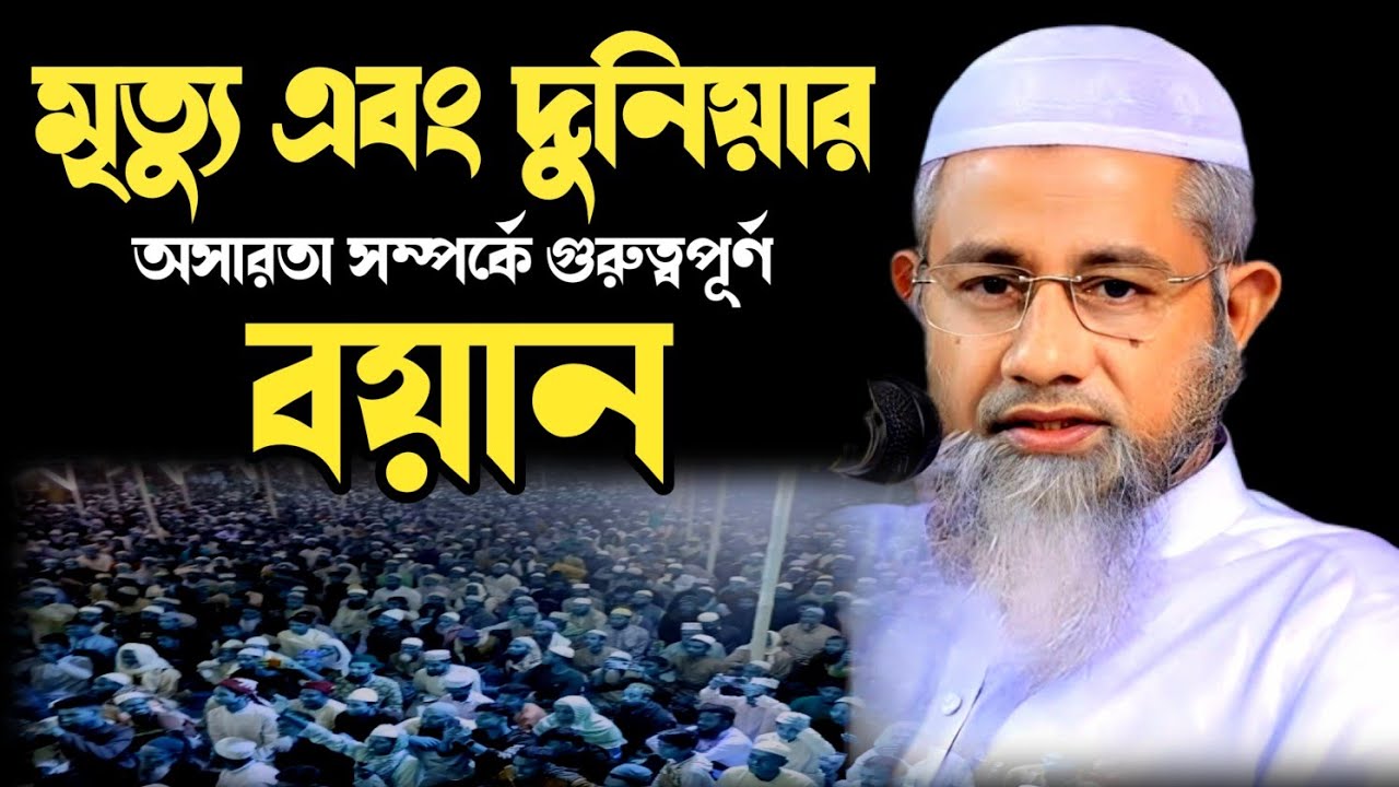 মৃত্যু এবং দুনিয়ার অসারতা সম্পর্কে গুরুত্বপূর্ণ বয়ান || মুফতি দিলাওয়ার হুসাইন সাহেব || Mufti Delwar
