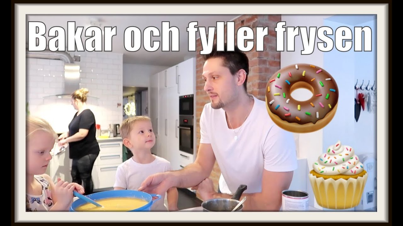 Vlogg 154 - Helgvlogg med bakning och matlagning.