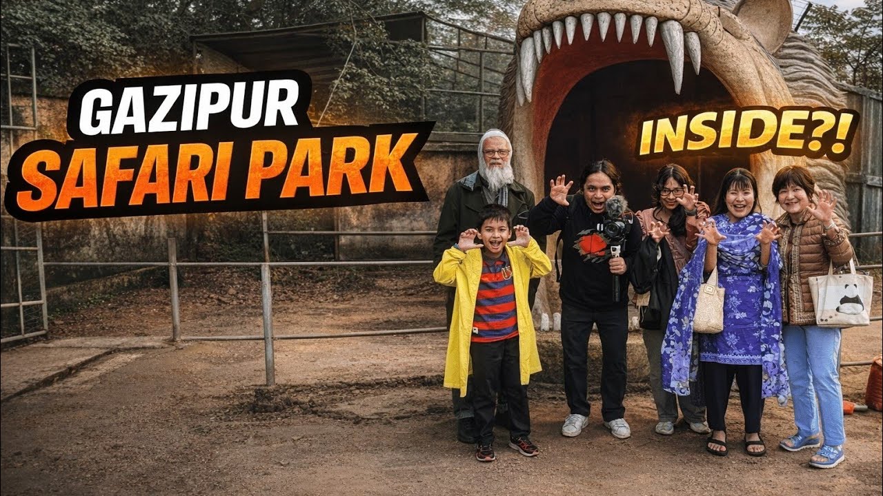 Close Encounters with Lions & Tigers in Gazipur Safari Park! 🐅😱