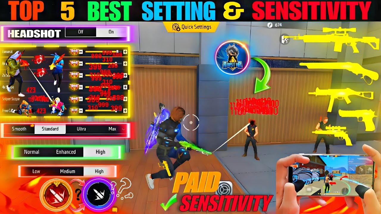 Free Fire Max Headshot Setting After Update 2026⚡Best Sensitivity Settings ⚙️| Sensitivity Setting
