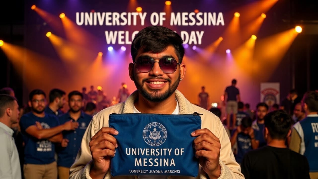 Welcome Day at University of Messina – Free Merch & Fun! 🎉🎓