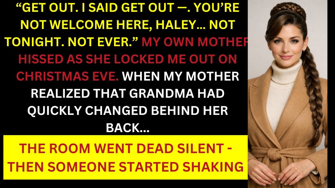 My Mother Kicked Me Out on Christmas Eve — What My Grandma Did Left Everyone Speechless