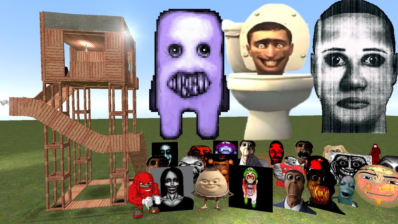 Full Nico Nextbots and Nextbots Vs Tower | Gmod