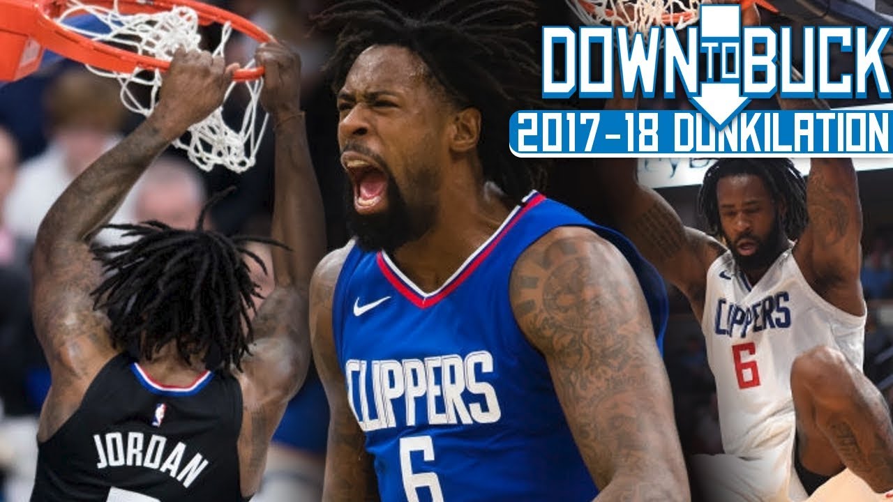 DeAndre Jordan All 211 Dunks Full Highlights (2017-18 Season Dunkilation)