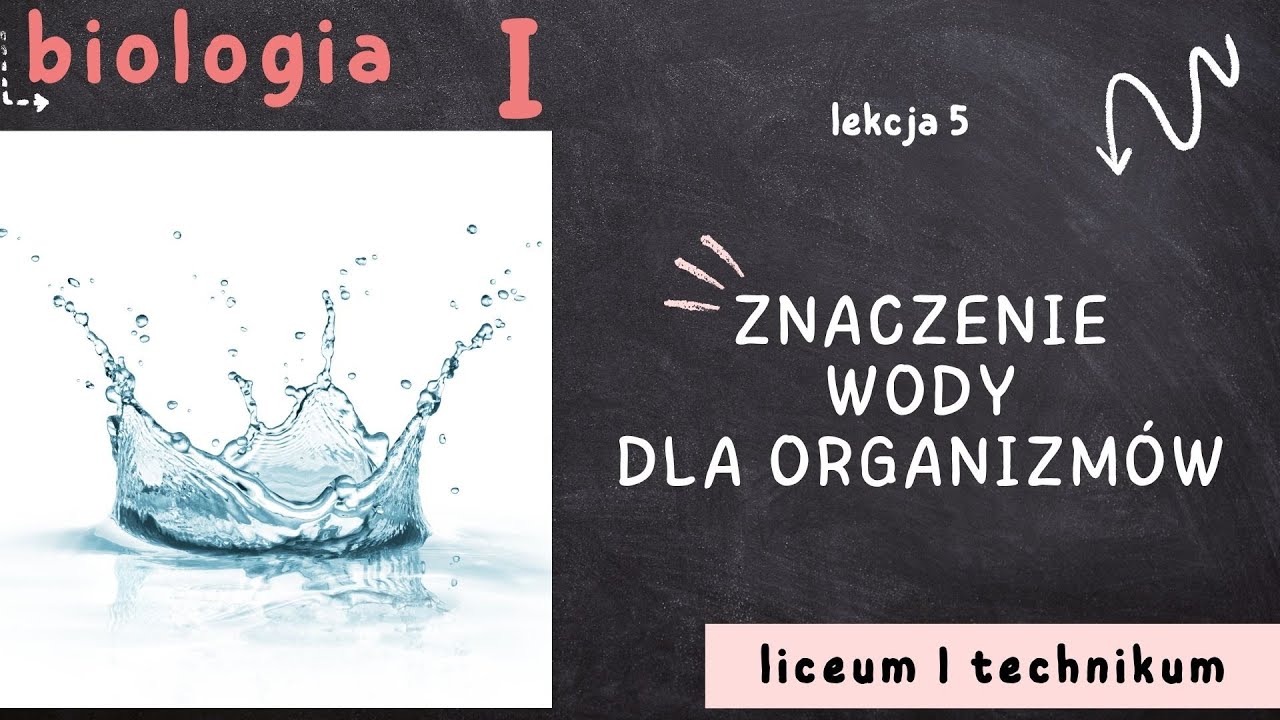 Biologia 1 LO [Lekcja 5 - Znaczenie wody dla organizmów]