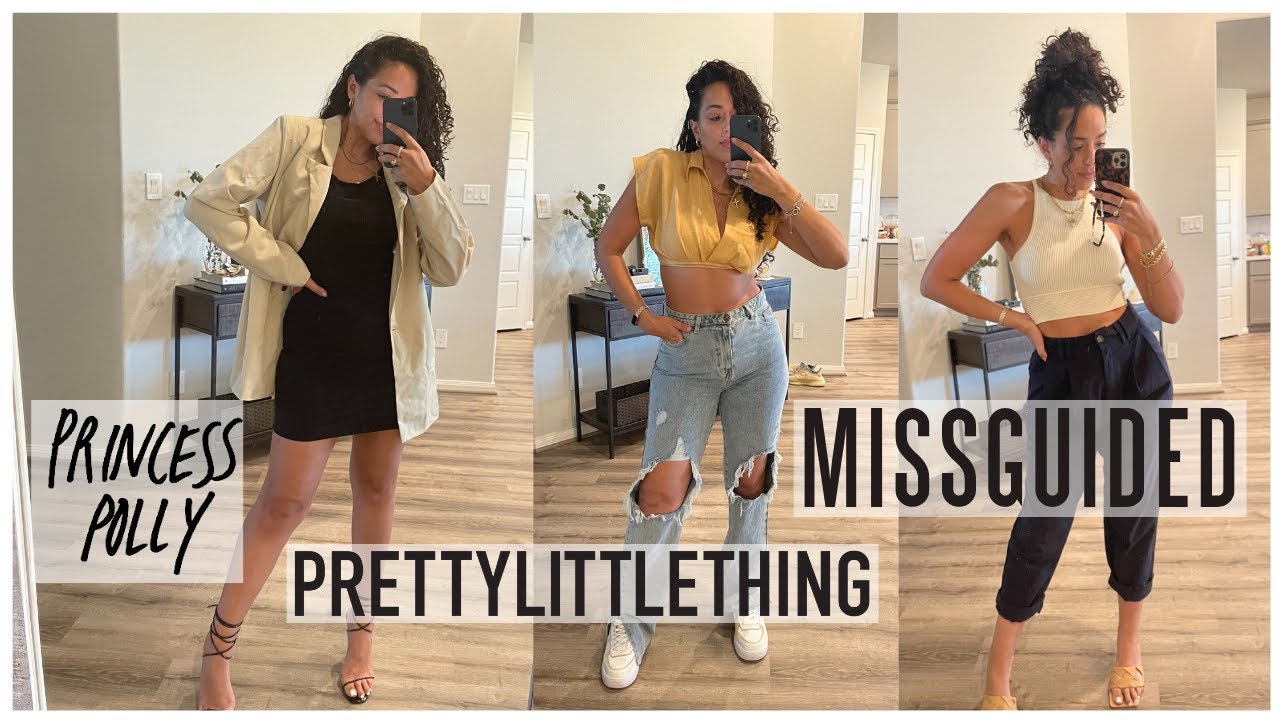 HUGE FALL 2021 HAUL & TRY-ON | Pretty Little Thing, Missguided, Princess Polly & BOYED